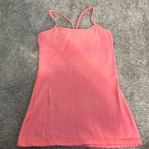 🍋 Lululemon Power Y Tank Top Size 4 Hot Pink